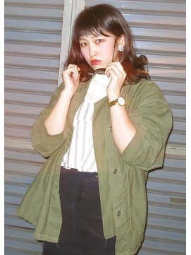 プリモドットリアン(primo…lien) primolienヘア セミロング×ストリート×クール×アッシュ