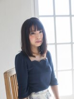 美容室クローバー 新小岩店(clover)&nbsp;清楚な暗髪内巻きミディ【新小岩】