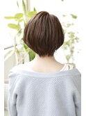 小顔ヘアまとまる大人ショート