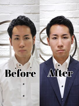 ヨシザワインク プレミアム 横浜 桜木町店(YOSHIZAWA Inc. PREMIUM) 【ヨシザワ横浜】ビフォーアフター20代30代ビジネススタイル