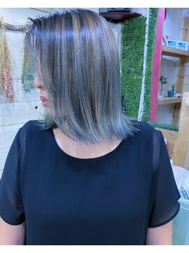 トーク 伊丹本店(TAL'KE) TAL'KE/バレイヤージュ×ネイビー_553