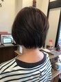 ミリー(Mily.H) 襟足スッキリスタイルは艶と綺麗なシルエットのショートボブ☆