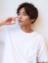 マイラ 銀座(myla)&nbsp;抜け感センターパートトランクスヘア韓国風マッシュウルフパーマ