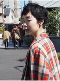 グランジ×ベリーショート