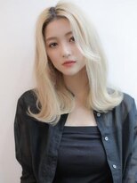 アグ ヘアー シーン 元町店(Agu hair scene) 《Agu hair》女っぽ鎖骨ムギョル巻きロング