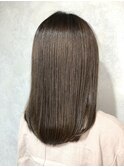 髪質改善ストレート×ミディアムストレート