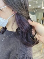 シュシュバイジャガラ 千葉駅北口店(chou chou byJAGARA)&nbsp;イヤリングカラー×パープル【chouchou千葉・千葉駅】