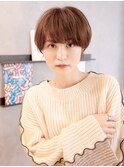 こっくりカラー/重めバング/マッシュショート/SOLセンター南