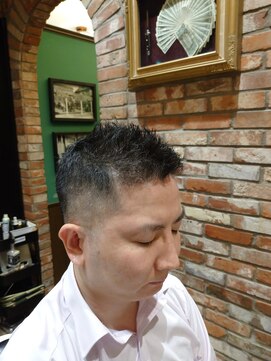 ヒロギンザバーバーショップ 丸の内店(HIRO GINZA BARBER SHOP) スパイキーバリカンショート