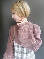 ラウンジ モリオ イケブクロ(Lounge MORIO Ikebukuro) 【morio池袋】大人可愛いハイトーンショートボブ♪