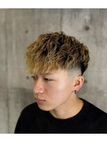 バーバーショップ ネオ セカンド(BARBERSHOP NEO2nd) スペインカール　メンズパーマ　宇都宮　メンズショート