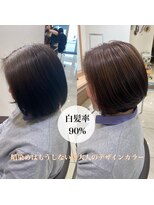 アッシュ 下丸子店(Ash) 脱白髪染めで作るナチュラルハイライト