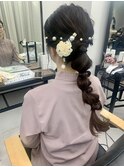ロングヘア浴衣アレンジ　美由紀#八王子