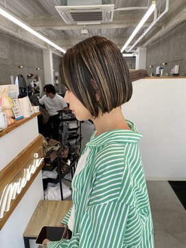 メルシー 福岡天神店(Merci) ハイライト☆ボブ