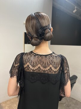ヌープヘアーアイス(NUUP.hair ici) 大人気！ドレスツイン二次会モテ髪