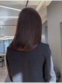 #質感ブラウン#赤み消しカラー/岸本 理希
