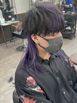 ルクスバイアフィナー(Luxo by Afinar) 【町田/Luxo by Afinar】ショートウルフ×デザインカラー