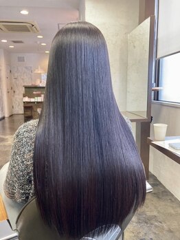 アルファ(alpha)の写真/《髪をキレイに染め、本来の美しさを引きだす》髪を守る天然成分をたっぷり含んだカラーで理想の色味に♪