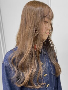 パークレーン アイス イヴェン(park lane ICI yeven) マロンベージュ名古屋ブリーチなしダブルカラーくすみベージュ