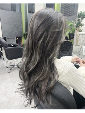 アルドーレフィエロ シンサイバシ(Ardore fiero shinsaibashi) コントラスト極ハイライト☆オリーブグレージュ☆20代30代40代