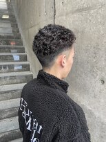 レフ(LEF)&nbsp;スパイラルパーマ/オールバックスタイル/宮城亮太風