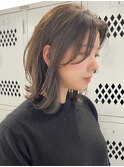 天神大名顔周りレイヤーカットミディアムボブタッセルボブ今泉
