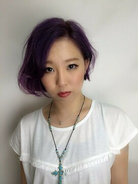 アンククロス 那覇店 ラベンダーグラデーション