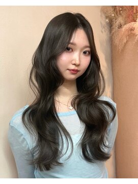 ユニ 表参道(uni) #82/くびれヘア/アプリコットオレンジ/夏のヘアアレンジ/表参道