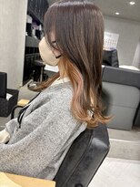 ゼスト 八王子店(ZEST) ピンクベージュインナーカラー 美由紀#八王子