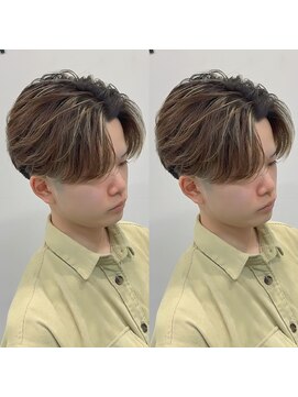 ブライト(BRIGHT) ニュアンスパーマセンターパート