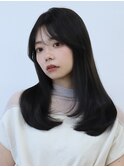 美髪見せ◎【暗めカラー】秋のラベンダーグレージュ
