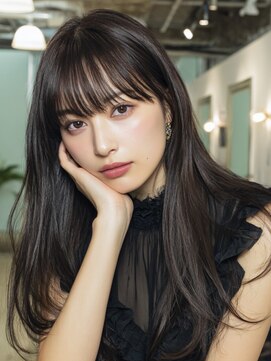 アトリウム (ATRIUM beauty life) 透明感ダークブラウン/ナチュラルレイヤー/ストレート