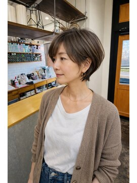 コポル(Copol) まわりと差がつく大人ショート×アッシュグレージュ