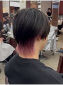 女子ウケ1位ピンクインナーカラー