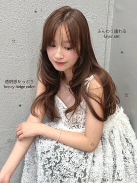 ボタン シブヤ(VOTAN SHIBUYA) オリーブブラウン/レイヤーカット/透明感カラー/韓国ヘア