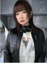 アルテヘアー(arte HAIR)&nbsp;チェリーブラウン×ストレートレイヤー