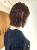 酸性ストレート/縮毛矯正/ボブ/ミディアム/切りっぱなし/横浜