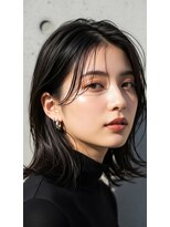 ライクバイコトナ 越谷(RIKE by kotona)&nbsp;ミディアム20代30代ストレートレイヤー前髪なし前髪あり越谷