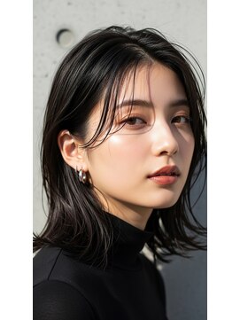 ライクバイコトナ 越谷(RIKE by kotona) ミディアム20代30代ストレートレイヤー前髪なし前髪あり越谷
