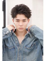 ルーシー 福岡大名店(LUCEY) アップバングピンパーマツイストパーマ