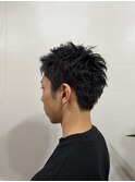 スパイキーパーマスタイル