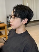 グレイン キャンバス 川崎(grain canvas.) ウェットハンサムショート 窪田