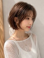 ノラ ギンザ(NORA GINZA)&nbsp;ボブパーマ×レイヤーボブ×シースルーバング30代40代50代60代