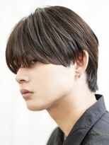 ベーア(Bar) ラウンドマッシュシースルーナチュラル毛流れ襟足あり韓国風