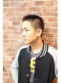 アップバングショート【五反田】＜理容室＞/メンズ/ショート＞