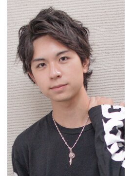 ヘアメイク パッセージノエ 浜田山店(Passage noe) 無造作ワイルドアップバングかき上げヘア