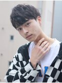 スパイラルパーマ ナチュラル マッシュ 刈り上げ ツーブロック