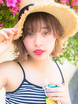 リリアン 表参道(relian) ミニボブ ナチュラルベージュ