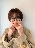 巻かないで仕上がる大人の小顔ショート