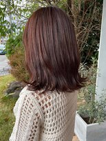 ヘア プロデュース キュオン(hair produce CUEON.)&nbsp;ミディアム×オレンジブラウン